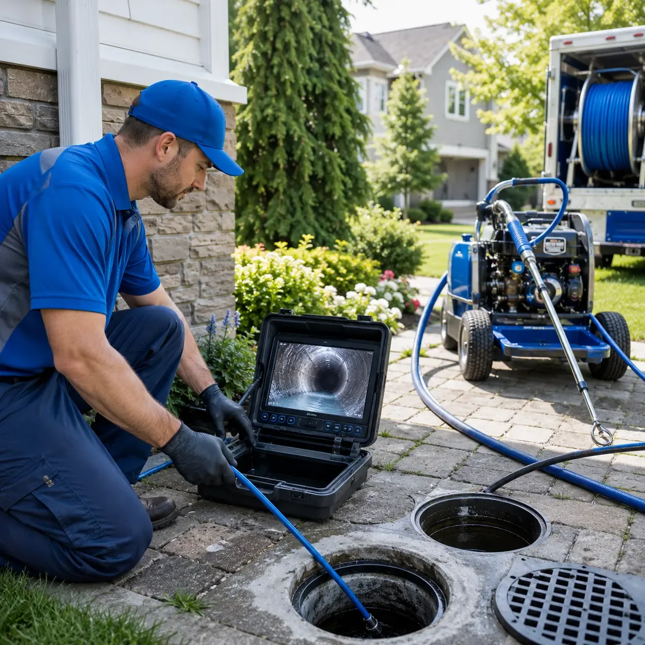 Outdoor drain cleaning professionals serving Carman, IL