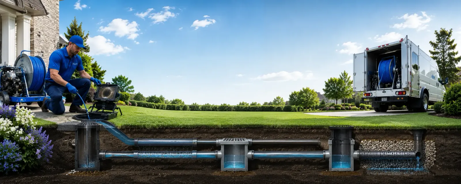 Outdoor drain cleaning information for Carman, IL
